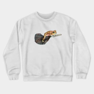 Toad rode on a broom Crewneck Sweatshirt